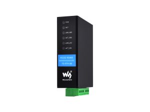 串口服务器RS232 RS485转RJ45以太网模块 RS232 RS485双通道独立工作 双网口 导轨式工业隔离型串口模块 双向透明传输