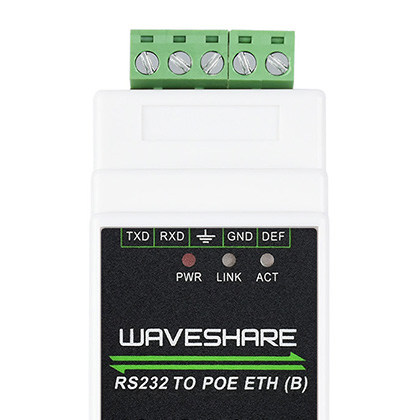 RS232 转 RJ45 以太网模块 PoE 版本