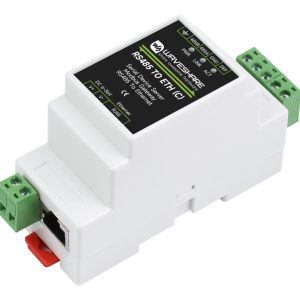 串口服务器隔离型RS485转RJ45以太网模块TCP/IP转串口模块导轨式串口服务器 Modbus网关