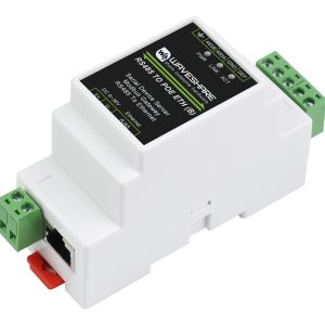 串口服务器RS485转RJ45以太网模块TCP/IP转串口模块导轨式串口服务器 Modbus网关【带PoE】