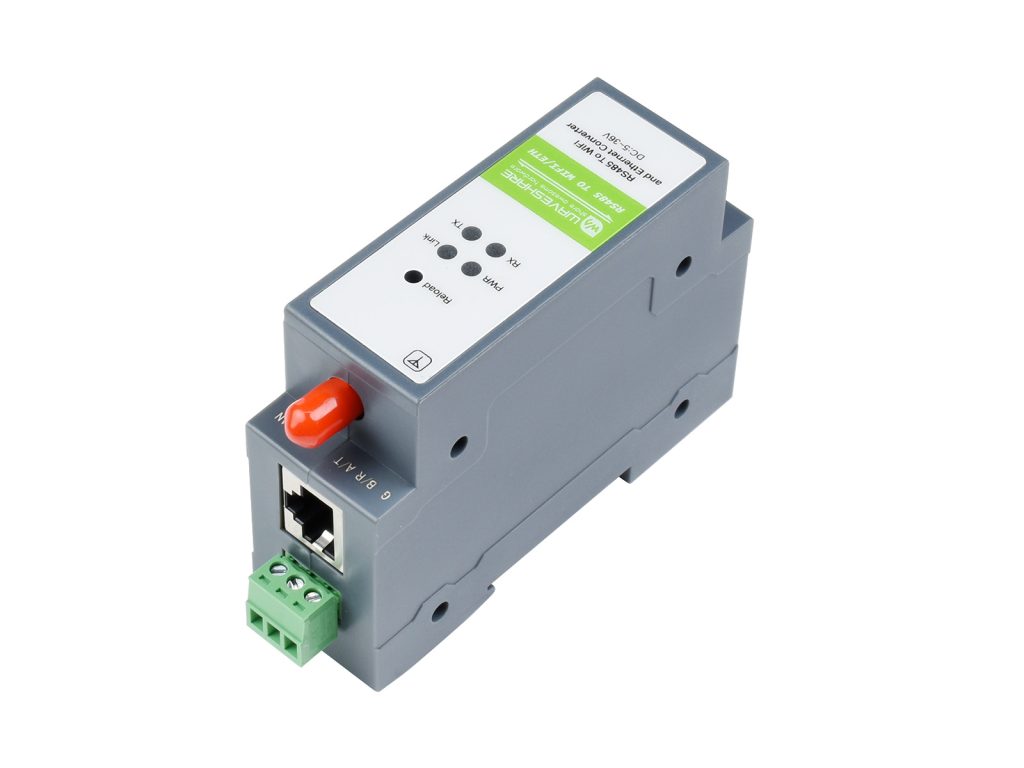 导轨式串口服务器RS485转WIFI或以太网模块Modbus MQTT网关
