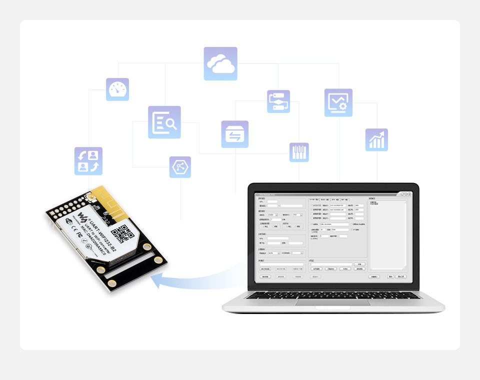 UART 转 WiFi 和 以太网模块AT 命令模式