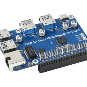 树莓派USB扩展板USB HUB分线器集线器 免驱动4端口USB3.2 Gen1
