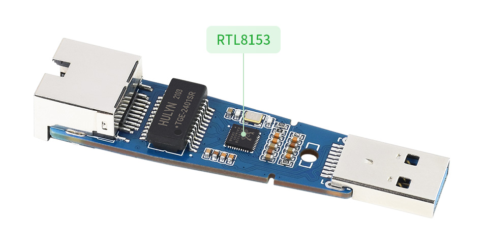 USB 3.2 Gen1 转千兆以太网支持 C/C++，MicroPython
