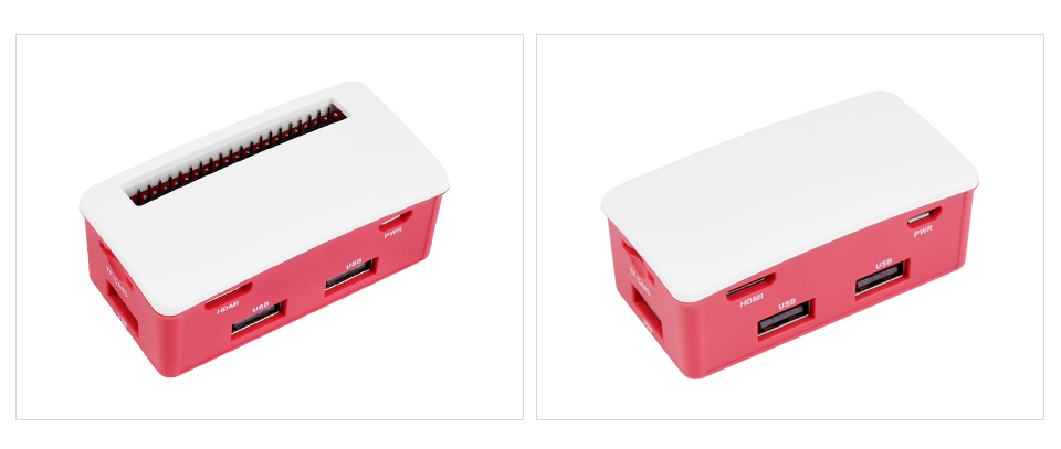 树莓派 USB HUB扩展板B型两种上顶盖