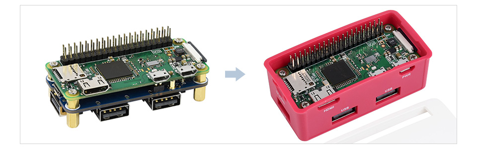 树莓派 USB HUB扩展板B型应用示例