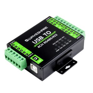 工业级隔离型USB转RS485/422转换器 支持USB转2路RS485+2路RS485/422 进口FT4232HL 支持壁挂和导轨安装