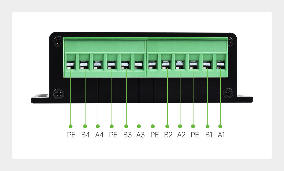 USB TO 4CH RS485 引脚说明