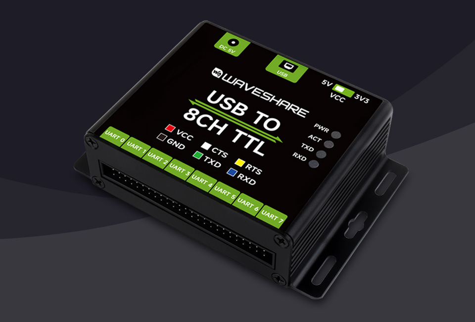工业级 8 路 USB 集线器主图