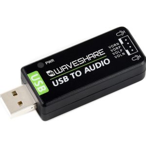 USB转音频模块免驱声卡 适用于树莓派/Jetson Nano/VisionFive2外接音频转换器
