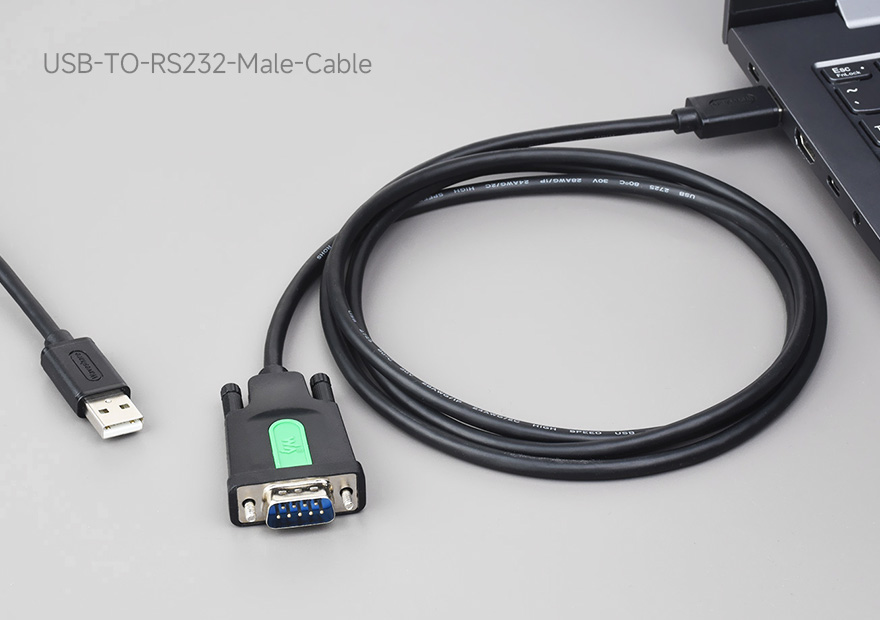 USB 转 RS232 DB9 公头/母头串口线产品展示