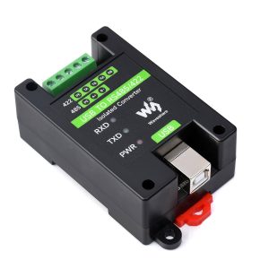 USB 转 RS485/422 工业级隔离型转换器 原装FT232RNL和SP485EEN芯片方案 多种保护电路 支持挂壁和导轨安装