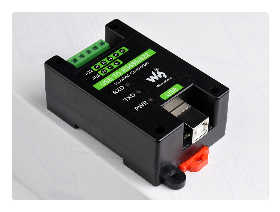 USB 转 RS485/422 工业级隔离型转换器