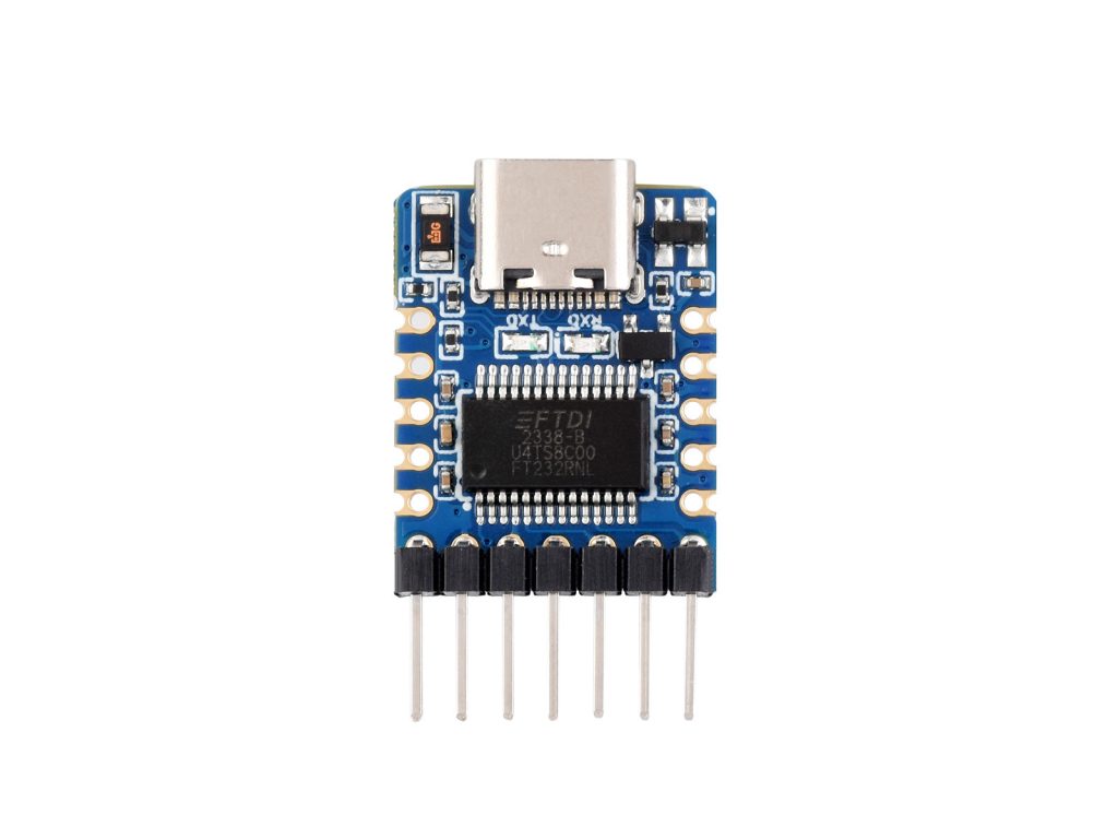 USB转UART (TTL) 迷你串口通信模块 体积小巧通信稳定防过流过压 多系统兼容 带排针