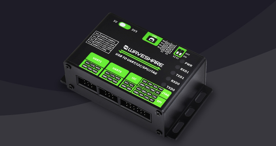 USB TO UART/I2C/SPI/JTAG 主图